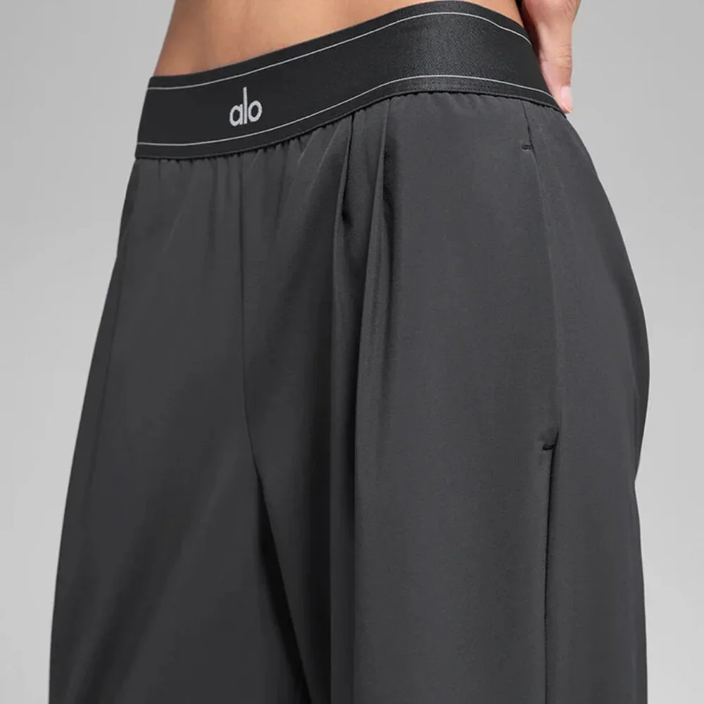 ALO Yoga Women's Black Suit Up Trouser (Regular)💯🖤